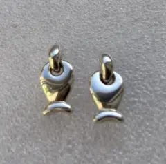 希少⭐︎Clio Blue クリオブルー フィッシュ型ピアス　揺れ　シルバー925