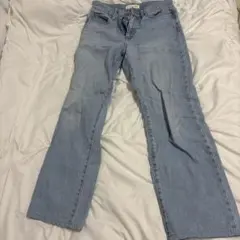UNIQLO ストレートジーンズ ライトブルー 24インチ
