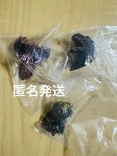 ゴジラ　E賞モンスター ヘッド マグネット 3種