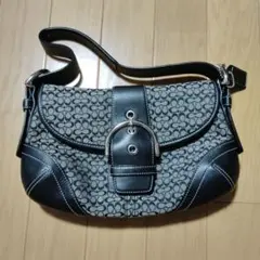 極美品 coach ソーホー ショルダーバッグ ミニシグネチャー ロゴ