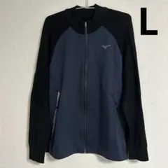 Mizuno メンズ ゴルフ セーター ネイビー/ブラック Lサイズ