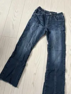 キッズ　オシャレ　大人気　ジーパン　150センチ　しまむら