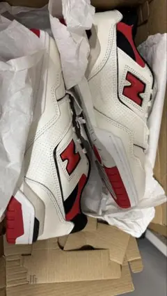 ニューバランス BB550VTB スニーカー バイカラー 27cm