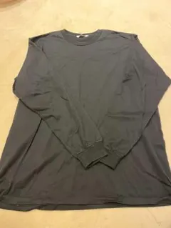 AURALEE LUSTER PLAITING L/S TEE 黒　Size:4