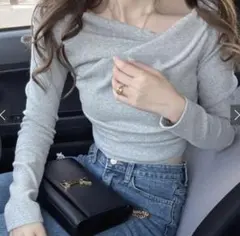 GRL 3wayドレープカシュクールトップス【dk1261】