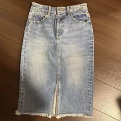 AZUL BY MOUSSY デニムタイトスカート