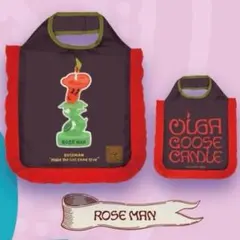 OLGA GOOSE CANDLE エコバッグ ROSE MAN