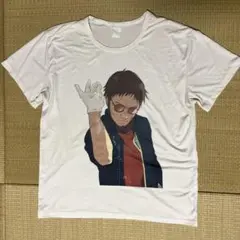 碇ゲンドウプリントTシャツ ホワイト