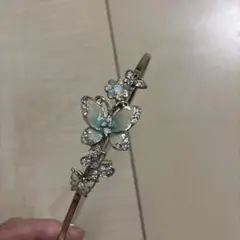 アナスイANNA SUI蝶と花のラインストーン付きカチューシャのサムネイル
