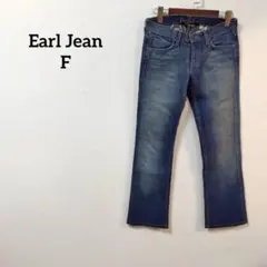 アールジーン　ブーツカットデニム　ローライズ　ヴィンテージ　本革　インディゴ　Fのサムネイル