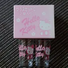 平成レトロHello Kitty グラスセット（2個入り）
