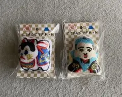【niko and…／ニコアンド】和刺繍マグネット（福助・狛犬）