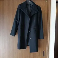ブラック　コート　コムサイズム