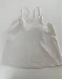 クレープジャージーブラキャミソール　白