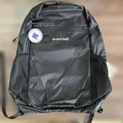 新品 モンベル ポケッタブル ライトパック ブラック リュックサック