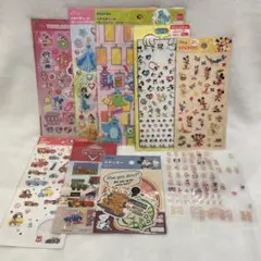 ディズニーキャラクターシールセット　使用済み