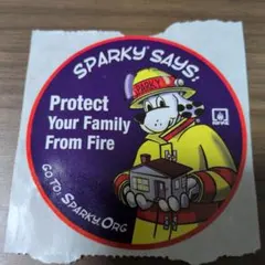 NFPA 全米防火協会 SPARKY 犬 dog アメリカン ステッカー