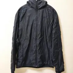 adidas フード付きウィンドブレーカー 黒　メンズMサイズ