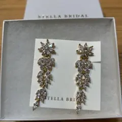 STELLA BRIDAL クリスタルイヤリング