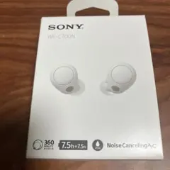 ソニー　ワイヤレスイヤホン　wf-c700n ホワイト