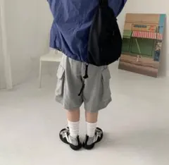 バミューダビッグポケットパンツ_グレー