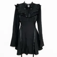 【タイツ付き】お嬢様 コルセットワンピース ドール系 ダークコア ゴスロリ 地雷