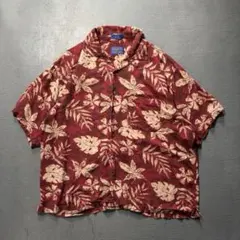 PENDLETON ペンドルトン シルク アロハシャツ 開襟 総柄 XLのサムネイル