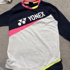 YONEX 長袖 Tシャツ ネイビー/ホワイト