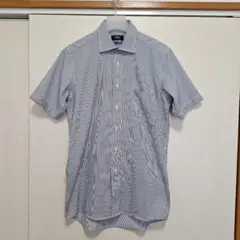 PERSON'S FOR MEN 半袖ドレスシャツ ストライプ