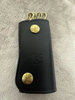 IL BISONTE イルビゾンテ　ブラック　キーケース　4連　レザー