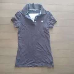 Abercrombie and Fitch ブラウンポロシャツ XS