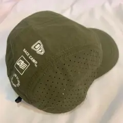 新品未使用　美品　ランニングキャップ　モスグリーン　即乾　サイズフリー