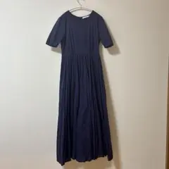 MARIHA ネイビー マキシワンピース　夏のドレス　38