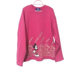ヴィンテージ　ミッキーマウス ピンク トレーナー　140 東京ディズニーランド