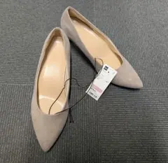 新品未使用　GU ベージュ ポインテッドトゥ パンプス 24.5cm