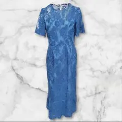 kaene カエン レースマーメイドドレス ブルー 38 結婚式 お呼ばれのサムネイル