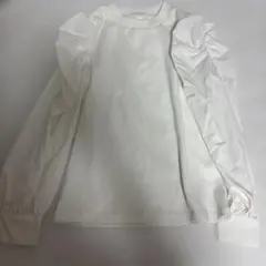INGNIパフスリーブ 長袖ブラウス ホワイト M