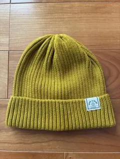 【B:MING by BEAMS マスタード色　ニット帽 55〜58cm】