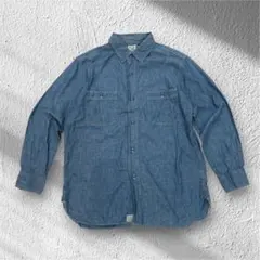 【美品】orSlow オアスロウ シャンブレー ワークシャツのサムネイル