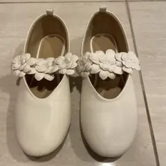 H&M バレエシューズ　花モチーフ