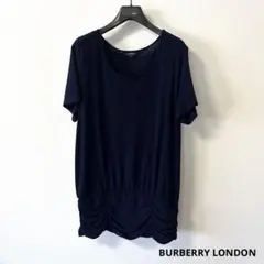 BURBERRY LONDON 半袖 カットソー ネイビー 大きいサイズ