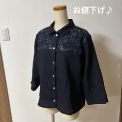 ミナペルホネン　smile flower ブラウス　ハンドメイドのサムネイル
