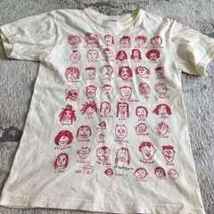 ALGONQUINS 半袖Tシャツ フェイスプリント ホワイトのサムネイル