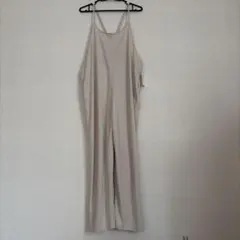 COMME CA ISM キャミソールサロペット ベージュ オールインワンのサムネイル