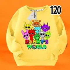 キッズ子供 トレーナー スプランキー 男の子女の子 イエロー 120