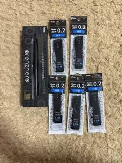Pentel オレンズネロ 0.2mm + 替え芯 5本セット