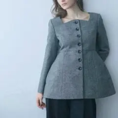Cygne シーニュ ダックジレ Marine gray size1 - メルカリ