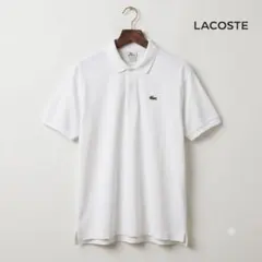 ラコステLACOSTE L1212A ポロシャツ ホワイト 日本製 - メルカリ