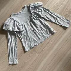 キッズ　ZARA カットソー　長袖Tシャツ ロンT サイズ140 ブルー 薄手