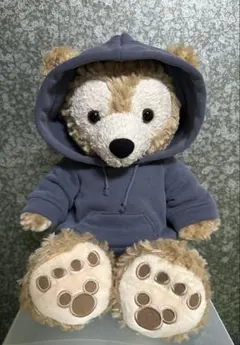 ダッフィーSサイズ　ハンドメイドコスチュームブルーグレーパーカー